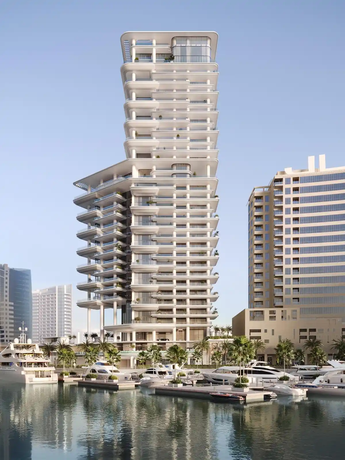 Dubai Marina tower — developer render