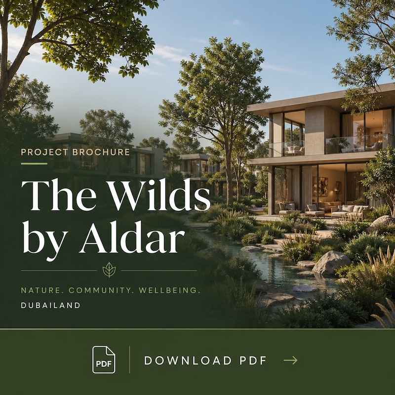 Villa community in Dubai — the kind of home a Golden Visa purchase secures